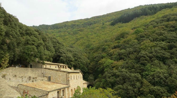 Carceri Hermitage wrapped by woods - Assisi Umbria