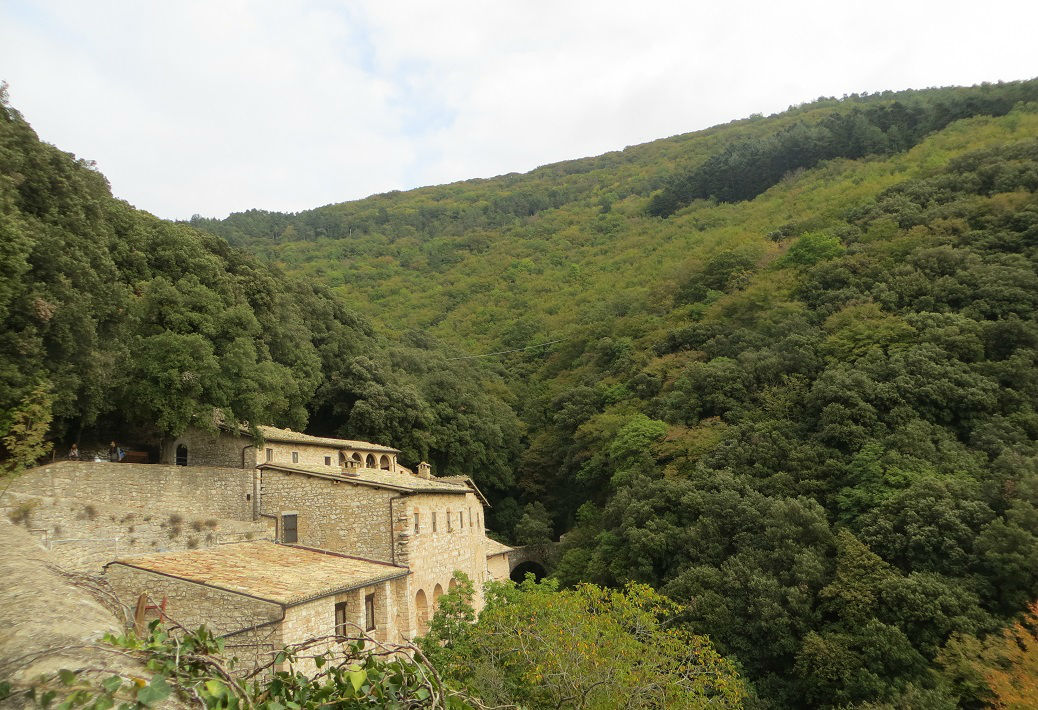 Carceri Hermitage wrapped by woods - Assisi Umbria