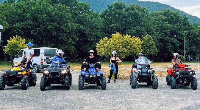 Quad excursions on Mount Subasio