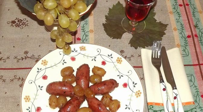 Le Salsicce all’Uva – ricette invernali umbre