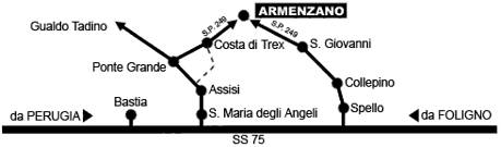 Map of Armenzano